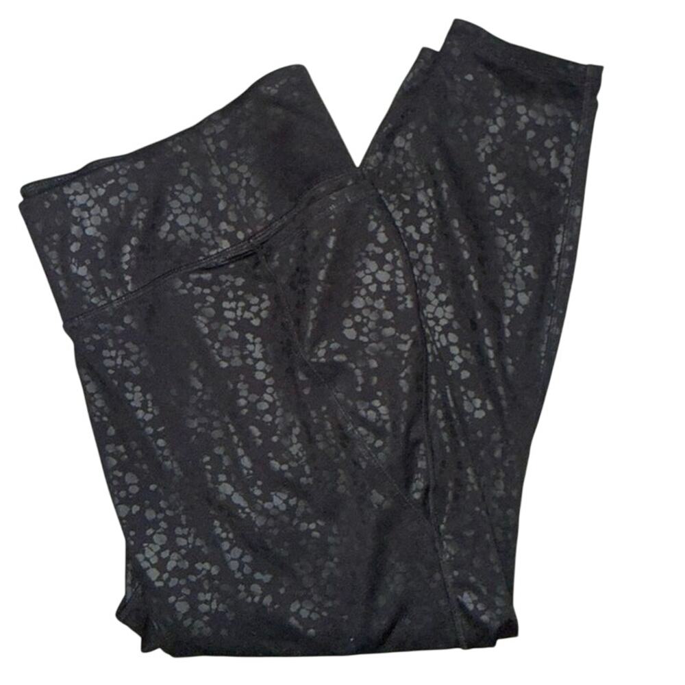 LIVI Power Leggings womens plus size 22/24 lane Bryant activewear abstract print